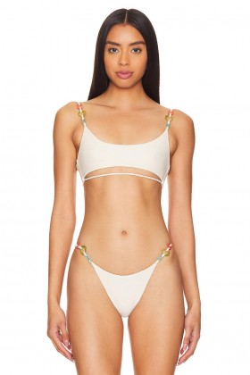 Women Swimsuits & Cover-Ups | Lovers + Friends Good Time Top Ivory