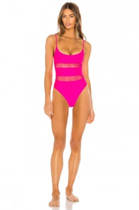 Women Swimsuits & Cover-Ups | Lovers + Friends Jet One Piece Pitaya