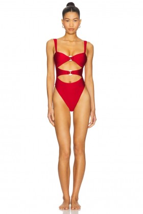 Women Swimsuits & Cover-Ups | Lovers + Friends Searching For One Piece Red