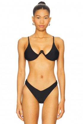 Women Swimwear | Lovers + Friends The Feels Top Black