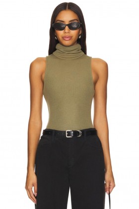 Women Tops | Lovers + Friends Blythe Bodysuit Olive Green