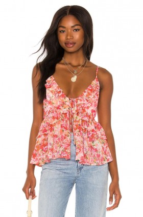 Women Tops | Lovers + Friends Hazel Tank Top Cali Blooms