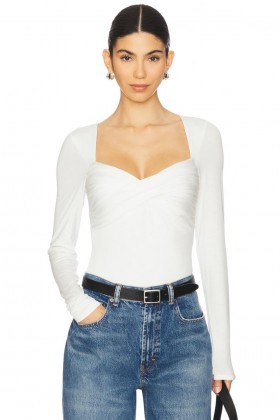 Women Tops | Lovers + Friends Mikka Bodysuit White