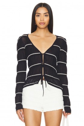 Women Tops | Lovers + Friends Tanya Cardigan Ivory & Navy