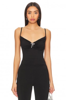 Women Tops | Lovers + Friends X Anja Dujaković Bex Top Black