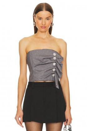 Women Tops | Lovers + Friends X Bridget Amory Top Grey