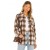 Women Jackets & Coats | Lovers + Friends Harlow Flannel Shacket Brown