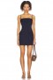  Vestidos femininos | Lovers + Friends Erin Mini Vestido azul-marinho com risca de giz