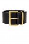  Cinto largo feminino | Lovers + Friends, preto e dourado