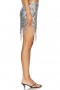  Saias femininas | Lovers + Friends Riley Minissaia Disco com Franjas e Apliques Prata