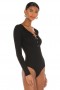 Tops femininos | Body Lina da Lovers + Friends, preto