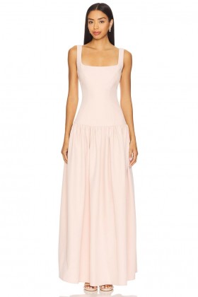  Vestidos femininos | Vestido longo Aria da Lovers + Friends, rosa claro