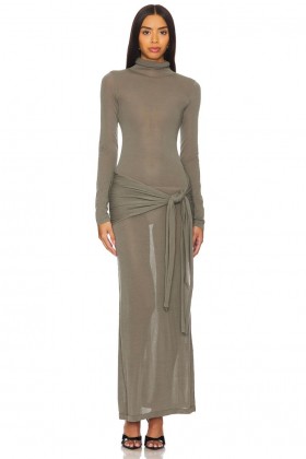  Vestidos Femininos | Vestido Maxi Elma da Lovers + Friends na cor Verde Musgo