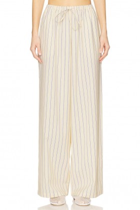  Calça feminina | Lovers + Friends Ray Pant com listras amarelas