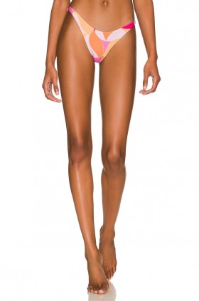  Maiôs e Saídas de Praia Femininos | Lovers + Friends Papillion Love Bottom Fuchsia Geo