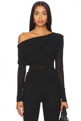  Blusas femininas | Blusa Kylee da Lovers + Friends, preta