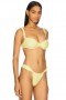  Női fürdőruhák és aláöltözetek | Lovers + Friends naplementék kergetéses felső, sárga