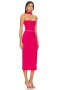 Abiti da donna | Lovers + Friends Dominique Midi Dress Rosa scuro