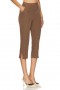  Pantaloni da donna | Lovers + Friends Natasha Cropped Pant Marrone Fungo