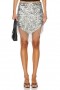  Gonne da donna | Lovers + Friends Riley Minigonna con frange decorate Argento Disco