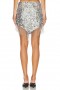  Gonne da donna | Lovers + Friends Riley Minigonna con frange decorate Argento Disco