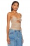 Top da donna | Lovers + Friends Daxton Top in similpelle Beige Neutro