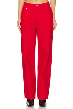  Jeans da donna | Lovers + Friends Lover Boy Baggy Cherry Red