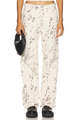  Jeans da donna | Lovers + Friends Lover Boy Baggy Snow Leopard