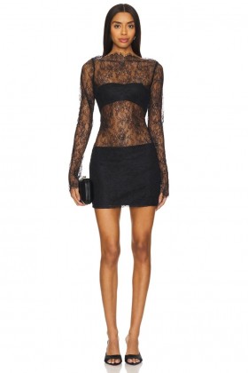  Abiti da donna | Mini abito Allegre Lovers + Friends nero