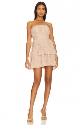  Abiti da donna | Lovers + Friends Barlow Mini Dress Rosey Neutral