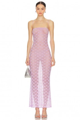  Abiti da donna | Lovers + Friends Lia Sheer Gown Lilla Viola