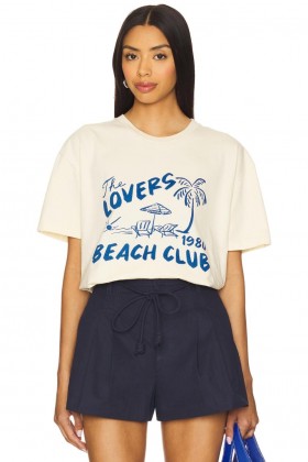  Costumi da bagno e copricostumi da donna | Lovers + Friends Cover Up Tee Blue Beach Club