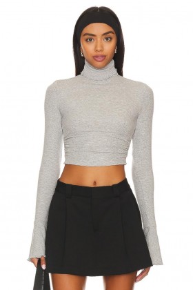 レディーストップス | Lovers + Friends Belen Top ヘザーグレー