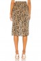  Dameskjørt | Lovers + Friends Marla-skjørt Brun Leopard