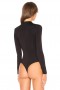 Dametopper | Lovers + Friends Electra Bodysuit Onyx Black