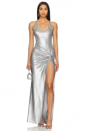  Damekjoler | Lovers + Friends Tonya Maxikjole Gunmetal