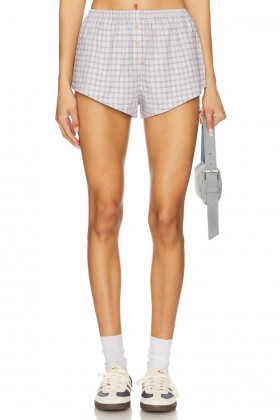  Dameshorts | Lovers + Friends Flutter Boxershorts Brune Rutete