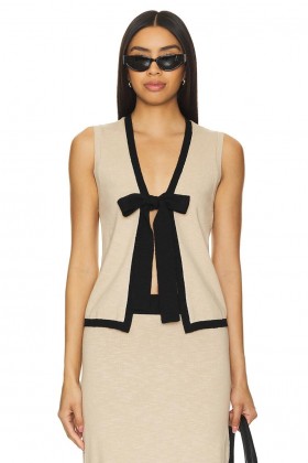  Dametopper | Lovers + Friends Tammy Topp Lys Beige