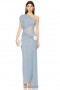  Sukienki damskie | Lovers + Friends Lea Gown w kolorze morskim