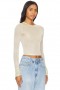  Swetry i dzianiny damskie | Lovers + Friends Nathalie Sweater Champagne