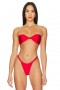  Damskie kostiumy kąpielowe i narzutki | Lovers + Friends Adore You Top Red