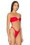  Damskie kostiumy kąpielowe i narzutki | Lovers + Friends Adore You Top Red