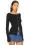  Bluzki damskie | Lovers + Friends Jeanna Top w kolorze czarnym