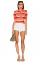  Bluzki damskie | Lovers + Friends Lucia Polo Top Summer Red