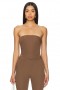  Bluzki damskie | Lovers + Friends Natasha Top Mushroom Brown