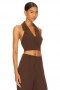  Bluzki damskie | Lovers + Friends Tory Top Brown