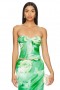 Bluzki damskie | Lovers + Friends Zura Top Green Rose Swirl
