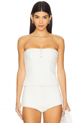  Bluzki damskie | Lovers + Friends Josephine Top w kolorze białym