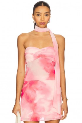  Bluzki damskie | Lovers + Friends Mariah Top Coral Floral