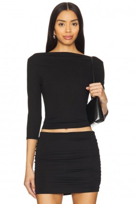  Bluzki damskie | Lovers + Friends Maxime Top w kolorze czarnym
